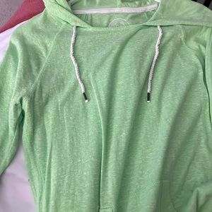 SO Neon Lime Green Hoodie, Size M